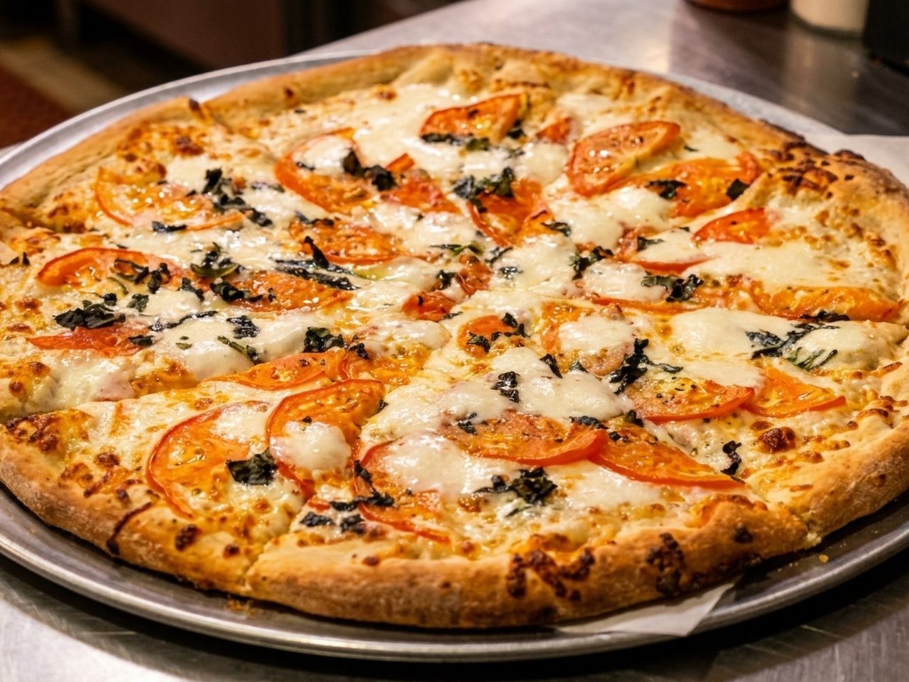 Chef Albert's hand-tossed pizza